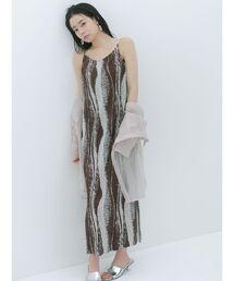 MURUA | プリーツパターンキャミワンピース(ワンピース)