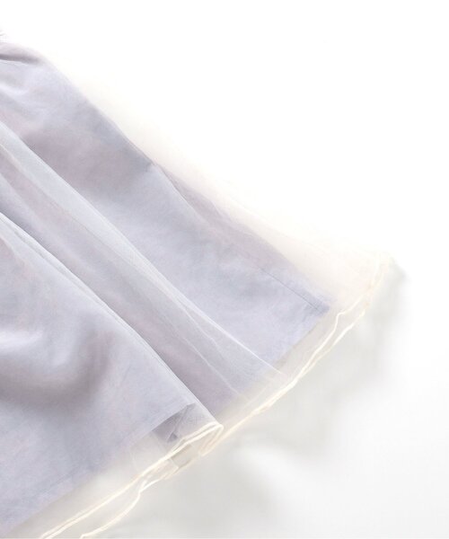 Seraph（セラフ）の「【リンク】ウエストシャーリングデザインチュールワンピース（ワンピース・キッズ・ピンク/ブラック/サックスブルー・80/90/95/100/110/120/130/140）」の9枚目の写真