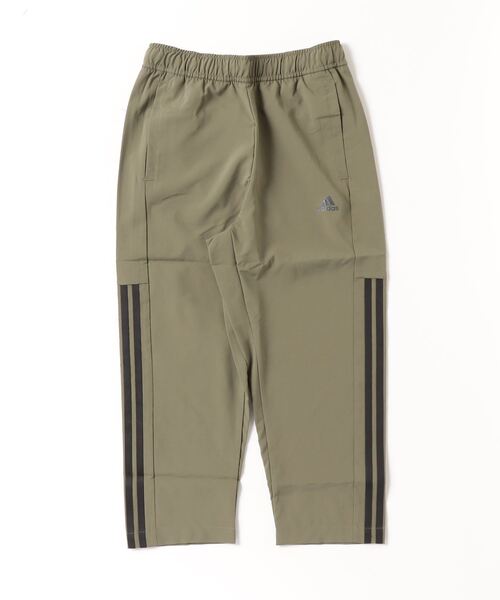 adidas(アディダス)の「アディダス adidas シーズナル レギュラーフィット ライトウーブン ダブルウィーブ 7/8丈パンツ(その他パンツ・レディース・オリーブ/ブラック・S/M/L/XL)」の2枚目の写真