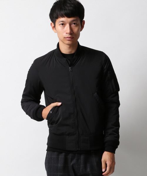 ABAHOUSE（アバハウス）の「【別注】ALPHA LIMONTA MA1（MA-1・メンズ・ブラック/ホワイト/インディゴブルー・1/2/3）」の4枚目の写真