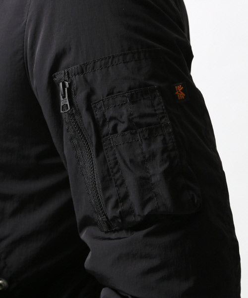 ABAHOUSE（アバハウス）の「【別注】ALPHA LIMONTA MA1（MA-1・メンズ・ブラック/ホワイト/インディゴブルー・1/2/3）」の11枚目の写真