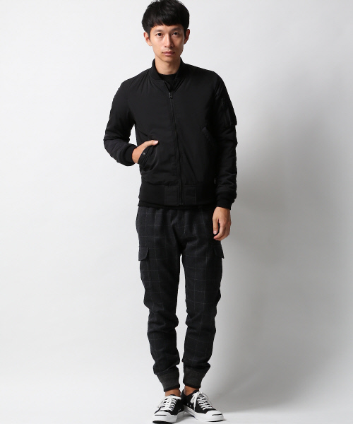 ABAHOUSE（アバハウス）の「【別注】ALPHA LIMONTA MA1（MA-1・メンズ・ブラック/ホワイト/インディゴブルー・1/2/3）」の9枚目の写真