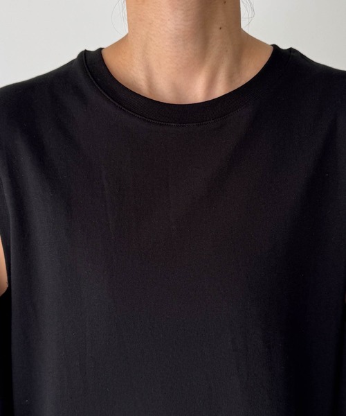 CANAL JEAN(キャナルジーン)の「RED CHOP WORKS ホールロングスリーブカットソー(Tシャツ/カットソー・レディース・グレー/ブラック/ホワイト・ONE SIZE)」の9枚目の写真