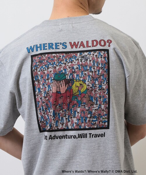 BEAMS（ビームス）の「BEAMS / Where's Waldo T-shirt（Tシャツ/カットソー・メンズ・ホワイト/グレー・S/M/L/XL）」の12枚目の写真