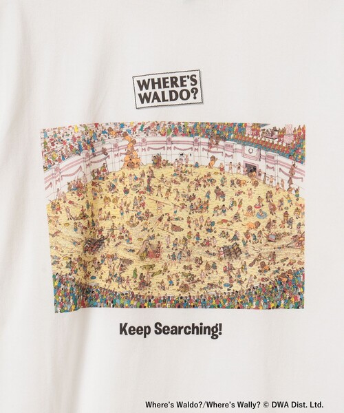 BEAMS（ビームス）の「BEAMS / Where's Waldo T-shirt（Tシャツ/カットソー・メンズ・ホワイト/グレー・S/M/L/XL）」の17枚目の写真