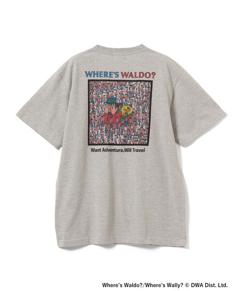 BEAMS（ビームス）の「BEAMS / Where's Waldo T-shirt（Tシャツ/カットソー・メンズ・ホワイト/グレー・S/M/L/XL）」の3枚目の写真