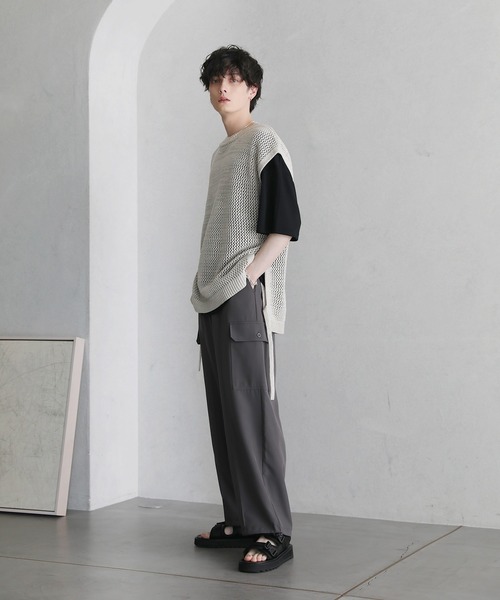 ETELIO（エテリオ）の「合成皮革ボリュームシャークソールバックルサンダル（サンダル・メンズ・ブラック・S/M/L）」の11枚目の写真