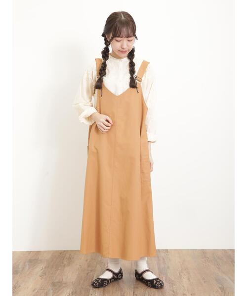 Samansa Mos2（サマンサ モスモス）の「綿ナイロンVネックジャンパー