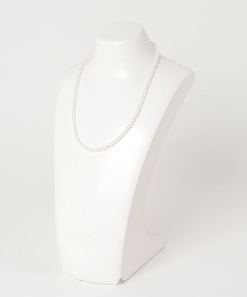 ALWAYS GOOD TIME（オルウェイズグッドタイム）の「貝パール一連/チェーンネックレス《5㎜玉》結婚式/２次会（ユニセックス）（ネックレス・レディース・シルバー系2/ゴールド系1/シルバー系3/ゴールド系2/シルバー系1・FREE）」の6枚目の写真