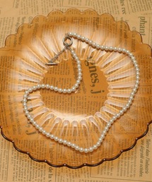 ALWAYS GOOD TIME | 貝パール一連/チェーンネックレス《5㎜玉》結婚式/2次会(ユニセックス)(ネックレス)