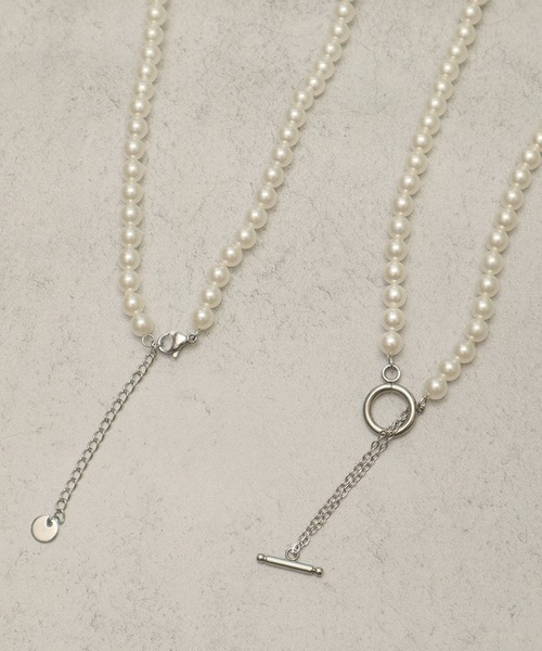 ALWAYS GOOD TIME（オルウェイズグッドタイム）の「貝パール一連/チェーンネックレス《5㎜玉》結婚式/２次会（ユニセックス）（ネックレス・レディース・シルバー系2/ゴールド系1/シルバー系3/ゴールド系2/シルバー系1・FREE）」の11枚目の写真