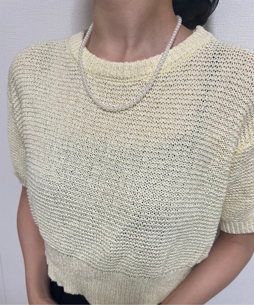 ALWAYS GOOD TIME（オルウェイズグッドタイム）の「貝パール一連/チェーンネックレス《5㎜玉》結婚式/２次会（ユニセックス）（ネックレス・レディース・シルバー系2/ゴールド系1/シルバー系3/ゴールド系2/シルバー系1・FREE）」の22枚目の写真