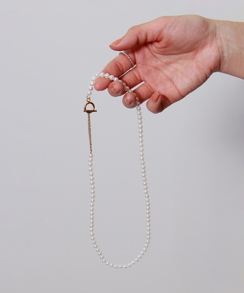 ALWAYS GOOD TIME（オルウェイズグッドタイム）の「貝パール一連/チェーンネックレス《5㎜玉》結婚式/２次会（ユニセックス）（ネックレス・レディース・シルバー系2/ゴールド系1/シルバー系3/ゴールド系2/シルバー系1・FREE）」の14枚目の写真