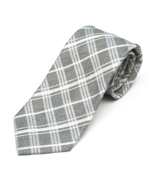 TOKYO SHIRTS（トウキョウシャツ）の「コットン混　ベーシックネクタイ（ネクタイ・メンズ・ピーコックグリーン系1/グレー系1/ネイビー系1/ダルブルー系2/ピーコックグリーン系2/ネイビー系2/ダルブルー系3/ダルブルー系1/モカ/インディゴブルー/サックスブルー系3/サックスブルー系2/サックスブルー系1/カーキ/グレー系2・FREE）」の3枚目の写真