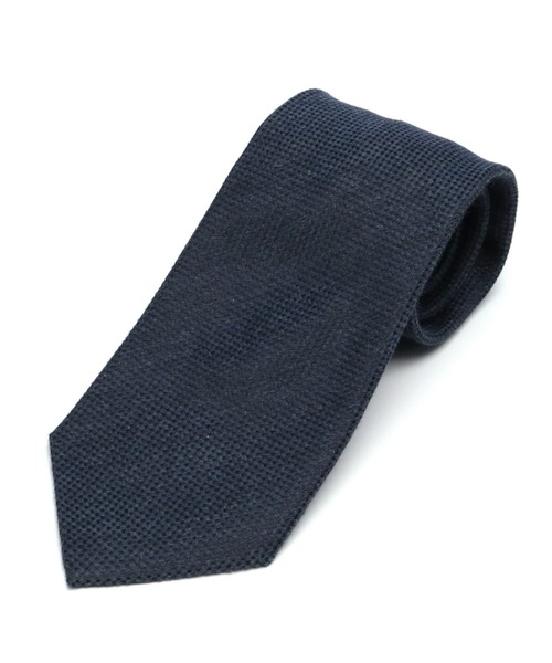 TOKYO SHIRTS（トウキョウシャツ）の「コットン混　ベーシックネクタイ（ネクタイ・メンズ・ピーコックグリーン系1/グレー系1/ネイビー系1/ダルブルー系2/ピーコックグリーン系2/ネイビー系2/ダルブルー系3/ダルブルー系1/モカ/インディゴブルー/サックスブルー系3/サックスブルー系2/サックスブルー系1/カーキ/グレー系2・FREE）」の8枚目の写真