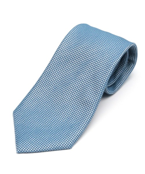 TOKYO SHIRTS（トウキョウシャツ）の「コットン混　ベーシックネクタイ（ネクタイ・メンズ・ピーコックグリーン系1/グレー系1/ネイビー系1/ダルブルー系2/ピーコックグリーン系2/ネイビー系2/ダルブルー系3/ダルブルー系1/モカ/インディゴブルー/サックスブルー系3/サックスブルー系2/サックスブルー系1/カーキ/グレー系2・FREE）」の10枚目の写真