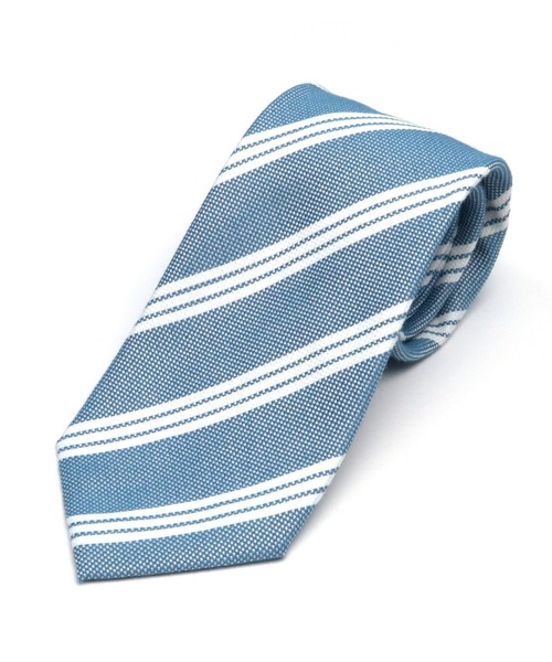 TOKYO SHIRTS（トウキョウシャツ）の「コットン混　ベーシックネクタイ（ネクタイ・メンズ・ピーコックグリーン系1/グレー系1/ネイビー系1/ダルブルー系2/ピーコックグリーン系2/ネイビー系2/ダルブルー系3/ダルブルー系1/モカ/インディゴブルー/サックスブルー系3/サックスブルー系2/サックスブルー系1/カーキ/グレー系2・FREE）」の11枚目の写真