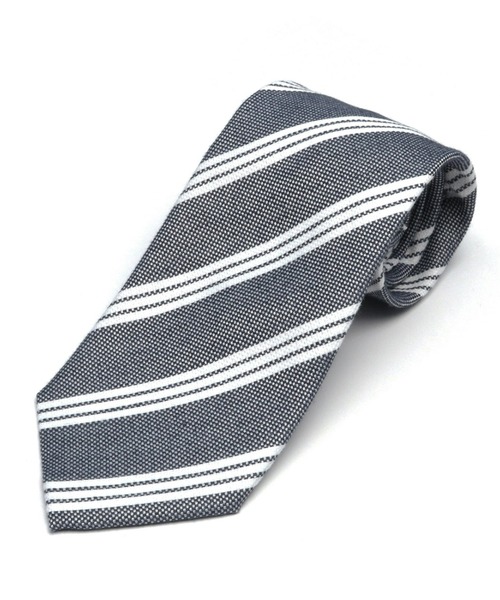 TOKYO SHIRTS（トウキョウシャツ）の「コットン混　ベーシックネクタイ（ネクタイ・メンズ・ピーコックグリーン系1/グレー系1/ネイビー系1/ダルブルー系2/ピーコックグリーン系2/ネイビー系2/ダルブルー系3/ダルブルー系1/モカ/インディゴブルー/サックスブルー系3/サックスブルー系2/サックスブルー系1/カーキ/グレー系2・FREE）」の14枚目の写真