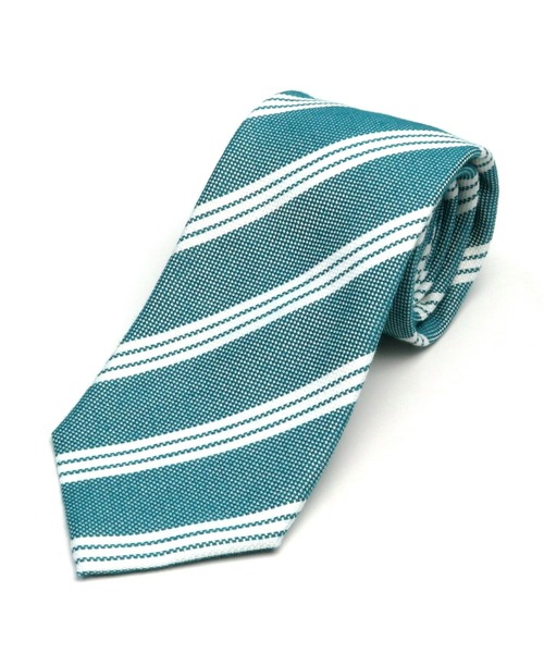 TOKYO SHIRTS（トウキョウシャツ）の「コットン混　ベーシックネクタイ（ネクタイ・メンズ・ピーコックグリーン系1/グレー系1/ネイビー系1/ダルブルー系2/ピーコックグリーン系2/ネイビー系2/ダルブルー系3/ダルブルー系1/モカ/インディゴブルー/サックスブルー系3/サックスブルー系2/サックスブルー系1/カーキ/グレー系2・FREE）」の5枚目の写真