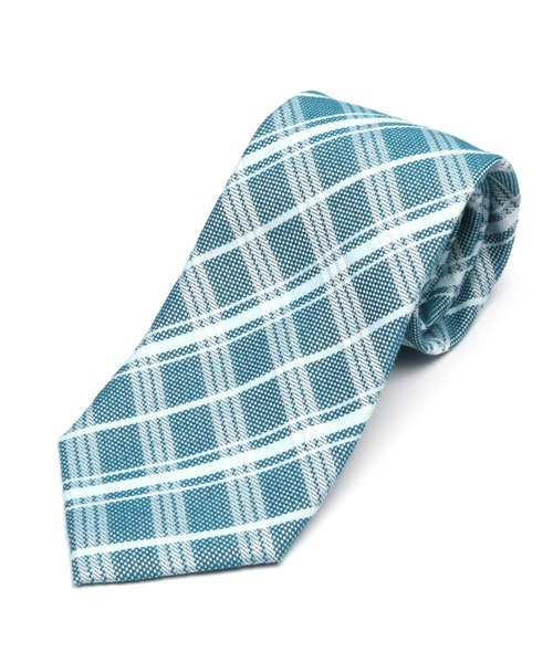 TOKYO SHIRTS（トウキョウシャツ）の「コットン混　ベーシックネクタイ（ネクタイ・メンズ・ピーコックグリーン系1/グレー系1/ネイビー系1/ダルブルー系2/ピーコックグリーン系2/ネイビー系2/ダルブルー系3/ダルブルー系1/モカ/インディゴブルー/サックスブルー系3/サックスブルー系2/サックスブルー系1/カーキ/グレー系2・FREE）」の6枚目の写真