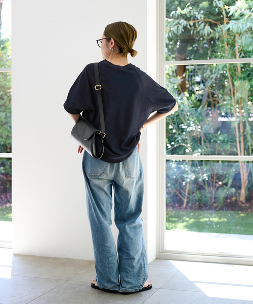 【新品タグ付き】FRAMeWORK ツイスト天竺VネックT セール】ツイスト天竺VネックT（Tシャツ/カットソー）｜FRAMeWORK