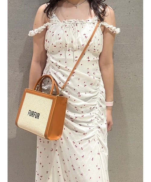 FURFUR（ファーファー）の「チェリー柄ワンピース（ワンピース）」 - WEAR