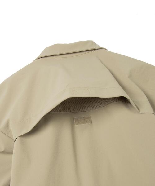 CAMP7(キャンプセブン)の「CAMP7(キャンプ7)【水陸両用】ベンチレーション半袖シャツ(シャツ/ブラウス・キッズ・ベージュ/ブラック・120/130/140/150/160)」の17枚目の写真