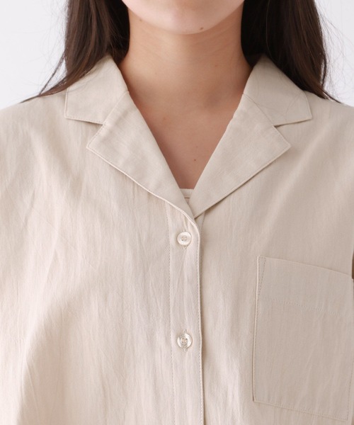 repipi armario（レピピ アルマリオ）の「ルーズカイキンシャツ（シャツ/ブラウス・キッズ・ベージュ/ライム・SMALL/MEDIUM/LARGE）」の10枚目の写真