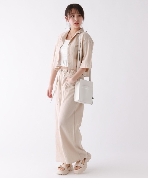 repipi armario（レピピ アルマリオ）の「ルーズカイキンシャツ（シャツ/ブラウス・キッズ・ベージュ/ライム・SMALL/MEDIUM/LARGE）」の3枚目の写真