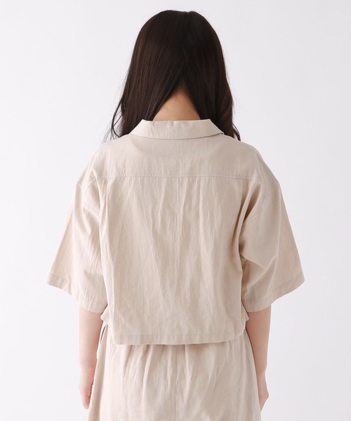 repipi armario（レピピ アルマリオ）の「ルーズカイキンシャツ（シャツ/ブラウス・キッズ・ベージュ/ライム・SMALL/MEDIUM/LARGE）」の9枚目の写真