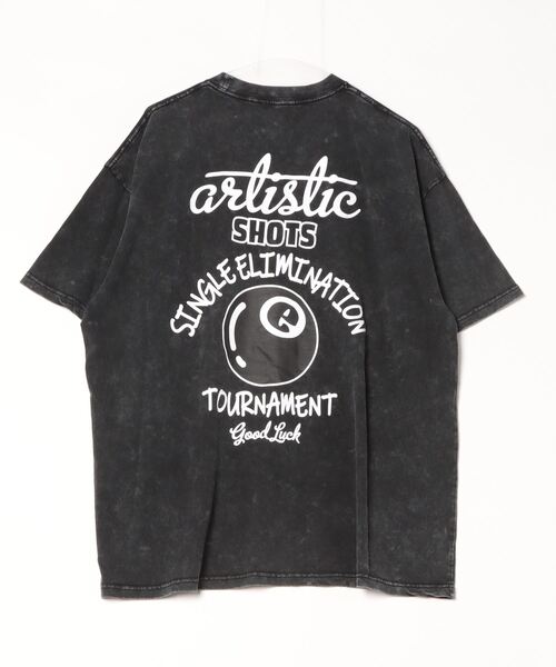 8(eight)(エイト)の「ピグメントTシャツ(Tシャツ/カットソー・メンズ・ブラック系その他/ネイビー/チャコール・MEDIUM/LARGE)」の4枚目の写真