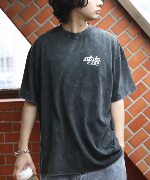 8(eight)(エイト)の「ピグメントTシャツ(Tシャツ/カットソー・メンズ・ブラック系その他/ネイビー/チャコール・MEDIUM/LARGE)」の21枚目の写真