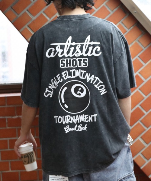 8(eight)(エイト)の「ピグメントTシャツ(Tシャツ/カットソー・メンズ・ブラック系その他/ネイビー/チャコール・MEDIUM/LARGE)」の22枚目の写真