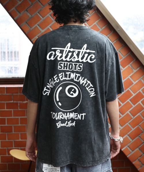 8(eight)(エイト)の「ピグメントTシャツ(Tシャツ/カットソー・メンズ・ブラック系その他/ネイビー/チャコール・MEDIUM/LARGE)」の9枚目の写真