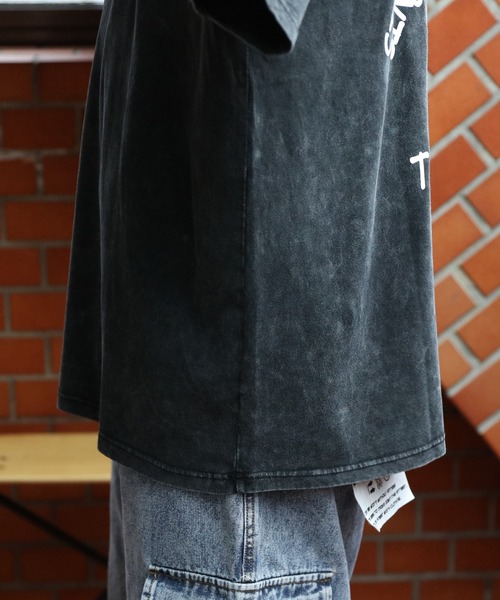 8(eight)(エイト)の「ピグメントTシャツ(Tシャツ/カットソー・メンズ・ブラック系その他/ネイビー/チャコール・MEDIUM/LARGE)」の11枚目の写真
