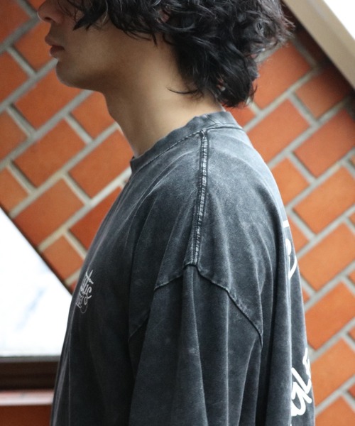 8(eight)(エイト)の「ピグメントTシャツ(Tシャツ/カットソー・メンズ・ブラック系その他/ネイビー/チャコール・MEDIUM/LARGE)」の12枚目の写真