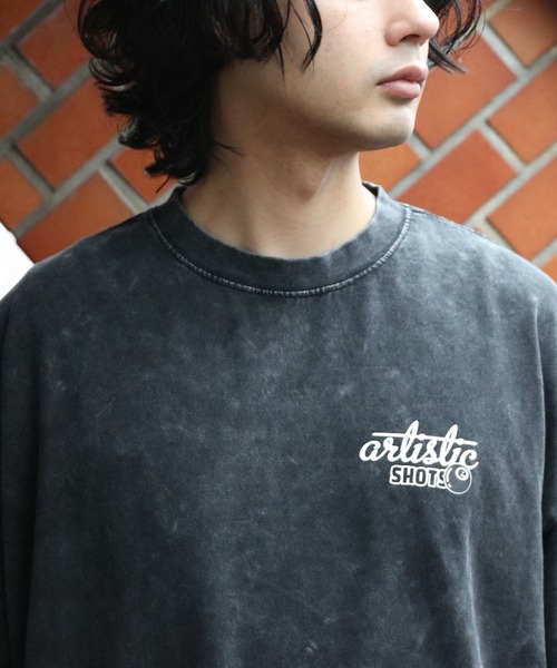 8(eight)(エイト)の「ピグメントTシャツ(Tシャツ/カットソー・メンズ・ブラック系その他/ネイビー/チャコール・MEDIUM/LARGE)」の13枚目の写真