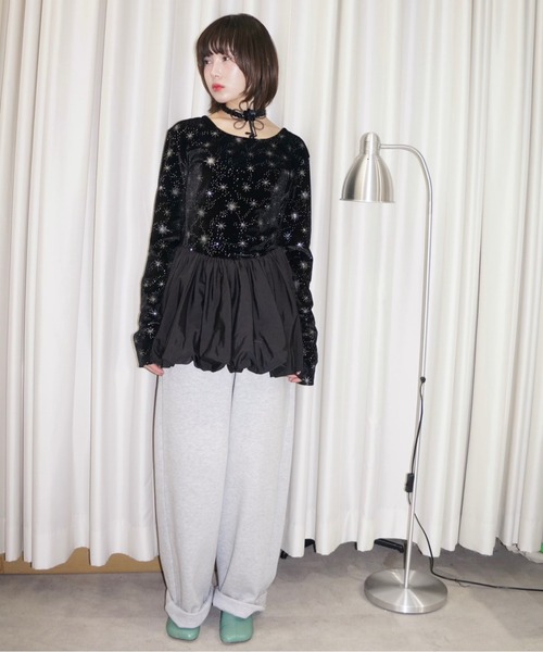 musubore(ムスボレ)の「【 select 】flower beads choker / フラワービーズチョーカー(チョーカー・レディース・ブラック・FREE)」の13枚目の写真