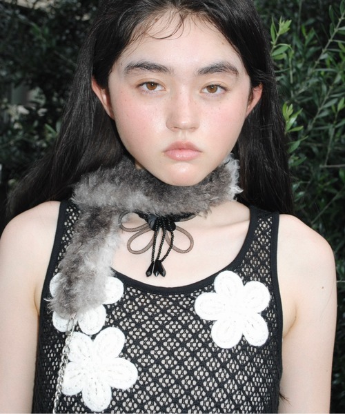 select 】flower beads choker / フラワービーズチョーカー