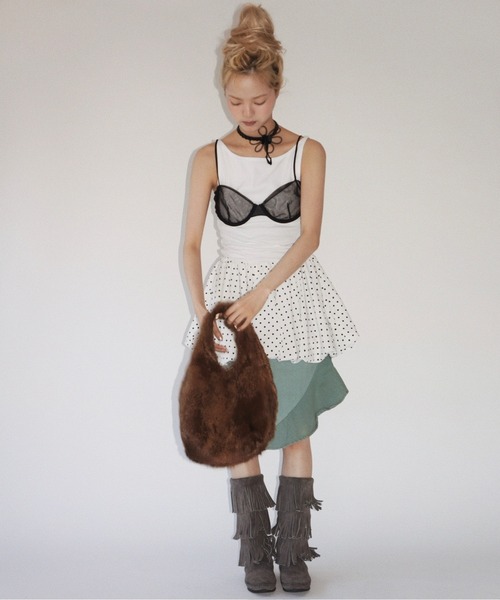 musubore(ムスボレ)の「【 select 】flower beads choker / フラワービーズチョーカー(チョーカー・レディース・ブラック・FREE)」の16枚目の写真