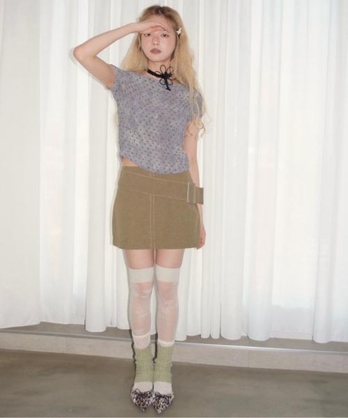 musubore(ムスボレ)の「【 select 】flower beads choker / フラワービーズチョーカー(チョーカー・レディース・ブラック・FREE)」の21枚目の写真