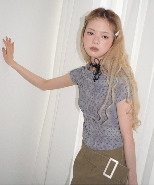 musubore(ムスボレ)の「【 select 】flower beads choker / フラワービーズチョーカー(チョーカー・レディース・ブラック・FREE)」の22枚目の写真