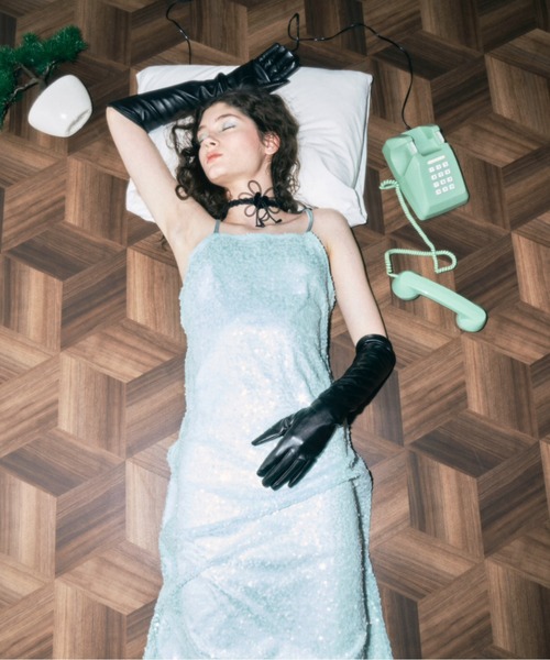 musubore(ムスボレ)の「【 select 】flower beads choker / フラワービーズチョーカー(チョーカー・レディース・ブラック・FREE)」の10枚目の写真