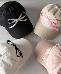 me+em select（ミームセレクト）の「※※【 ４color 】サテンリボンバレエコアキャップ ／ satin ribbon ballet core cap（キャップ）」
