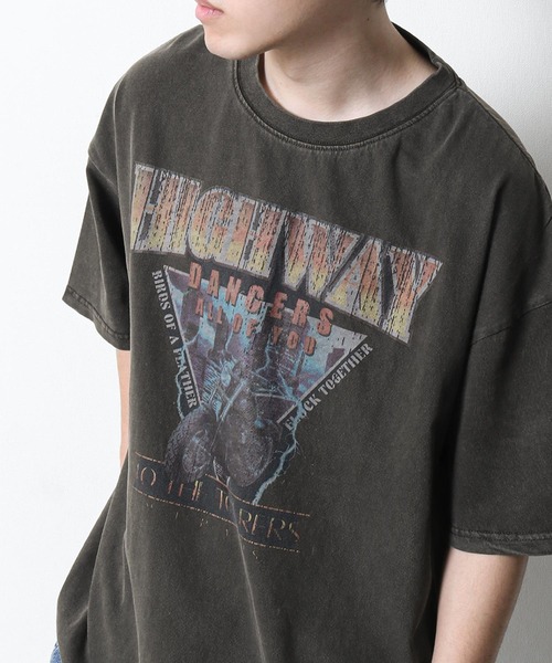 __gram.(スペースグラム)の「【_gram.】 ピグメント加工 90s ロックTシャツ / バンドTシャツ(Tシャツ/カットソー・メンズ・グレー系/ブラック系/チャコール/ブラック・MEDIUM/LARGE)」の14枚目の写真