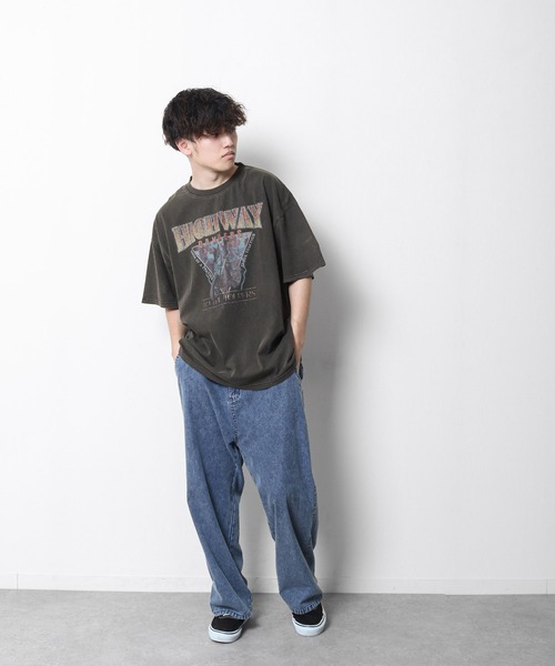 __gram.(スペースグラム)の「【_gram.】 ピグメント加工 90s ロックTシャツ / バンドTシャツ(Tシャツ/カットソー・メンズ・グレー系/ブラック系/チャコール/ブラック・MEDIUM/LARGE)」の16枚目の写真