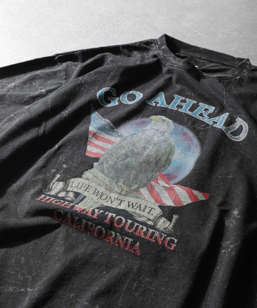 __gram.(スペースグラム)の「【_gram.】 ピグメント加工 90s ロックTシャツ / バンドTシャツ(Tシャツ/カットソー・メンズ・グレー系/ブラック系/チャコール/ブラック・MEDIUM/LARGE)」の13枚目の写真