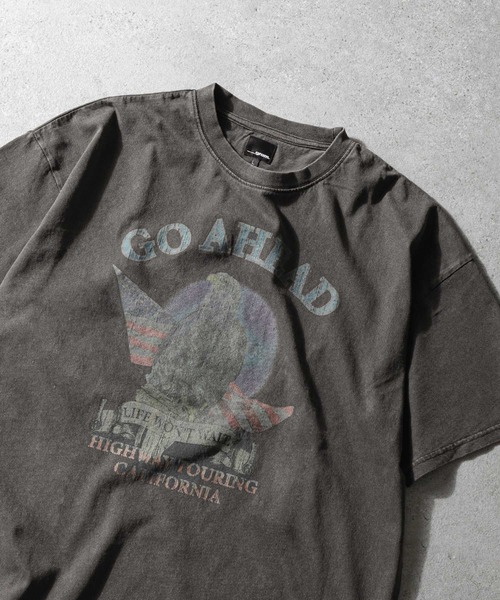 __gram.(スペースグラム)の「【_gram.】 ピグメント加工 90s ロックTシャツ / バンドTシャツ(Tシャツ/カットソー・メンズ・グレー系/ブラック系/チャコール/ブラック・MEDIUM/LARGE)」の10枚目の写真