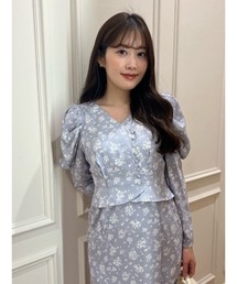 Her lip to（ハーリップトゥー）の「Marigold Satin Dress（ワンピース 