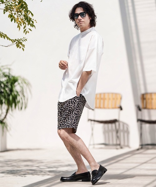 mp12367- レオパード柄ショートパンツ（その他パンツ）｜CAMBIO